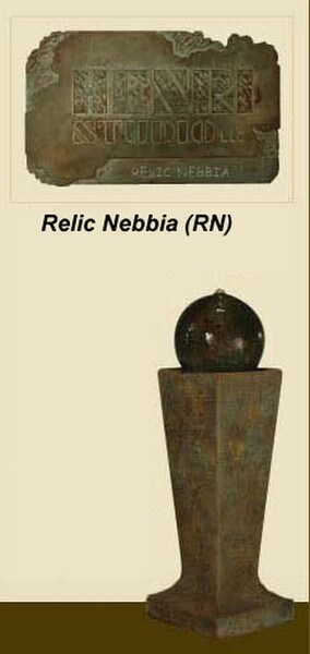 Henri Color Sample - Relic Nebbia Choice for Garden Statuary